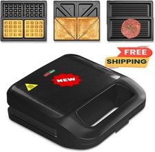 Sandwichera Panini Press: Gofrera con Placas ...