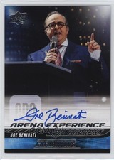2024-25 Upper Deck Credentials Arena Experience Joe Beninati #AE-JB Auto 1t1a