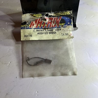 Vintage Team Matrix Rc Part No. M2008 Matrix X-hard Silver Modified Brush *rare