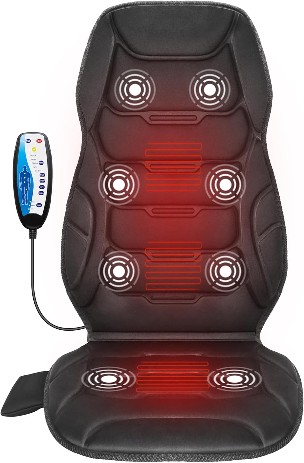 Supporto Massaggiante 8 Nodi per Sedie Ufficio: Produttività e Comfort