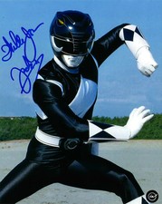 Walter Jones Autographed Power Rangers Black Ranger 8x10