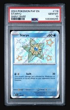 POKEMON SHINY STARYU 118/091 SV: PALDEAN FATES HOLO PSA 10 on eBay