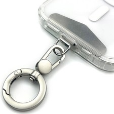 TENOC Metal Phone Tether, Universal Cellphone Lanyard Pad with 360 Sliver