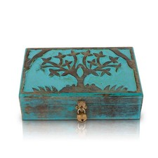 Great Birthday Gift Ideas Handmade Decorative Wooden Jewelry Box Tree Of Life...