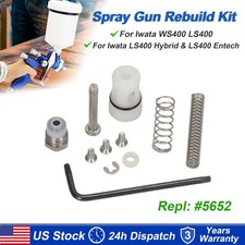 5652 Spray Gun Rebuild Kit W Air Fluid Valve Spring For Iwata Ws400 Ls400