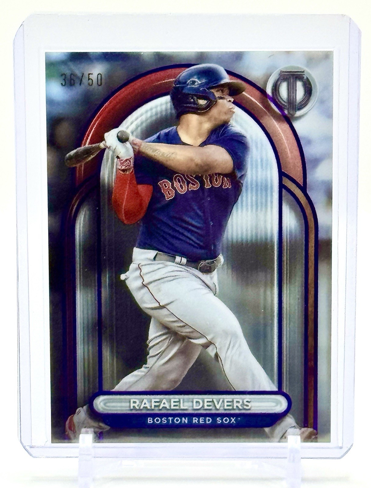 2024 Topps Tribute - Rafael Devers #75 Purple /50