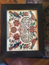 Original - signed - Susan Dual - Fraktur Folk Art