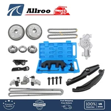 Water Pump Cam Gear Tool Timing Chain Kit For Ford Lincoln Taurus Flex MKT 3.5L