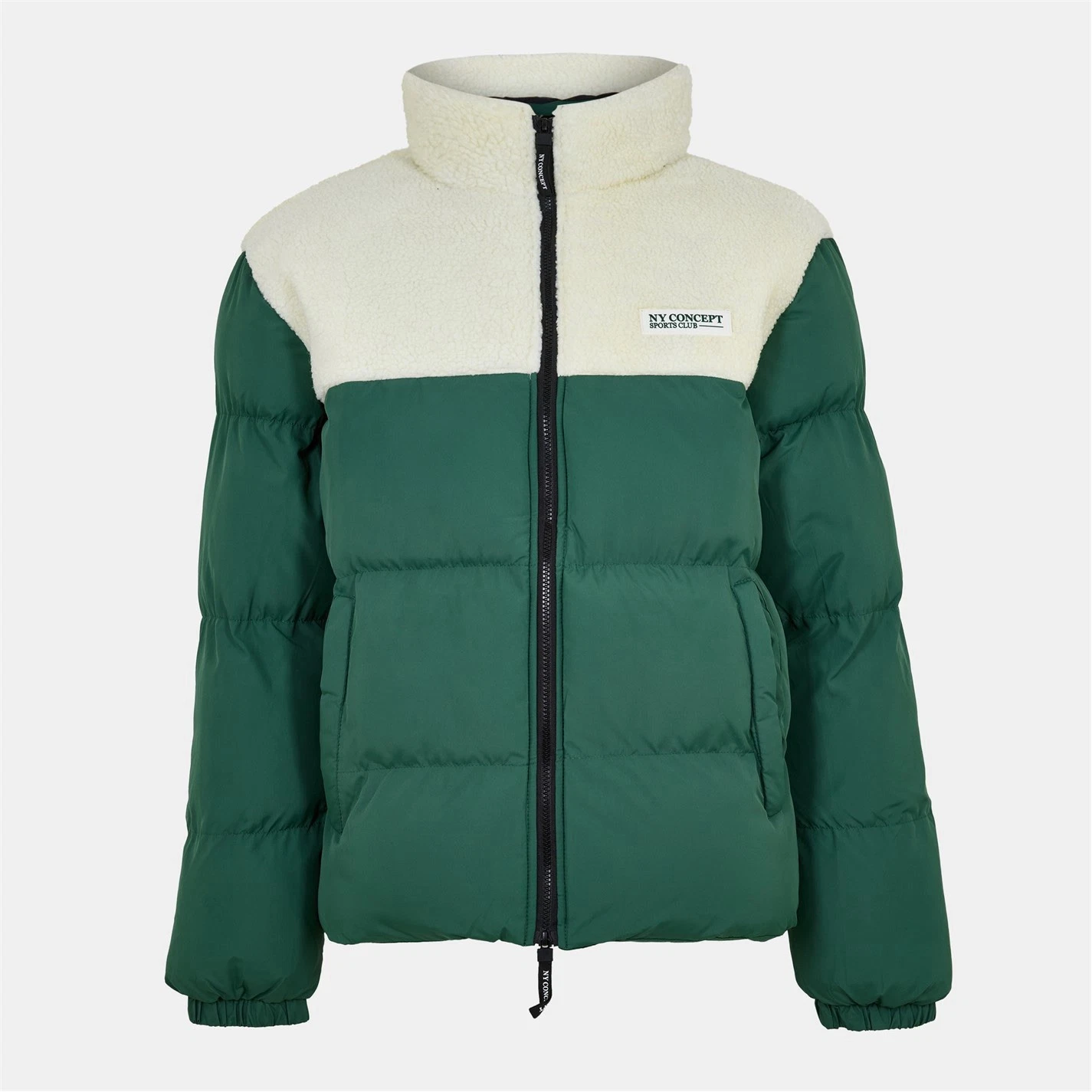 NY Concept Unisex Adults Aspen Puffer Jacket Green Size Large NEW