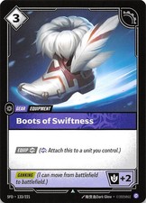 Boots of Swiftness 133/221 Spiritforged Riftbound League of Legends