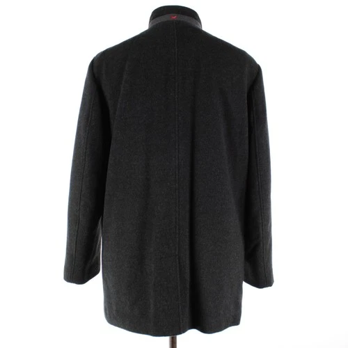 Cardinal of Canada NWT Wool Blend Car Coat w/ Removable Bib Size 44R In Charcoal image 7