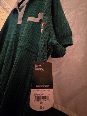 Lifestyle Knit Classic Fit Johnny Collar XXL by Xersion Men's Nwt