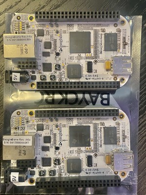2x Beaglebone White Rev. A6 Beagleboard Linux Microcomputer PWM Microcontroller