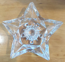 GLASS STAR Candle Holders Christmas Holiday Decor Beautiful