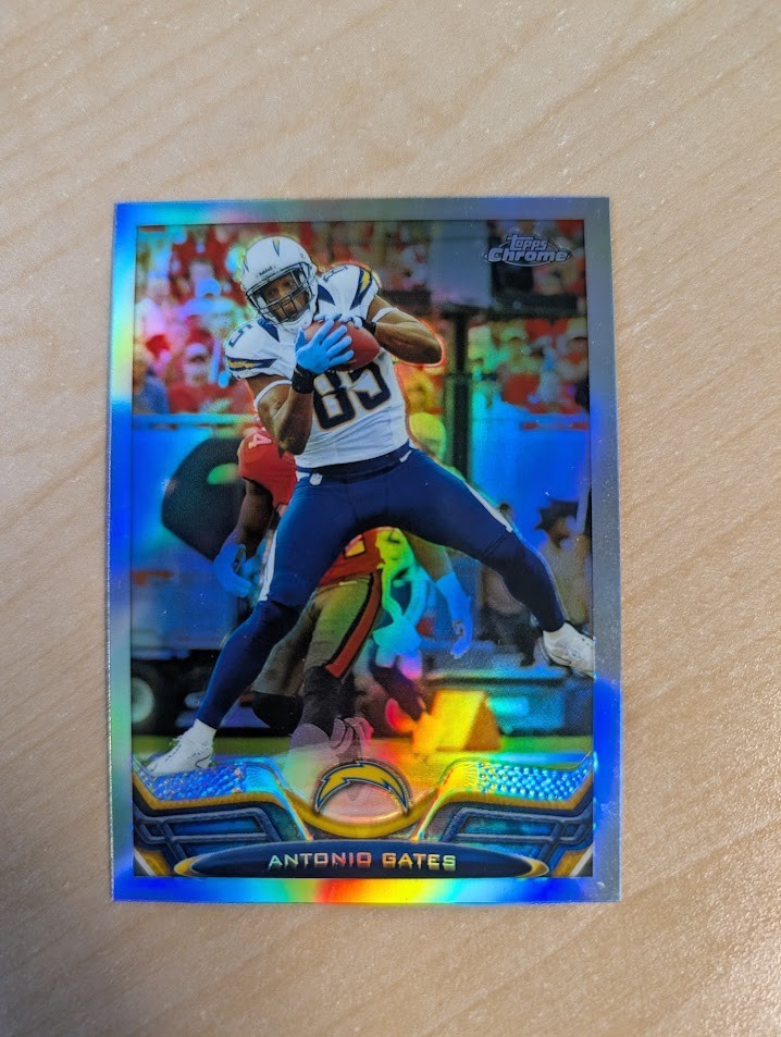 Antonio Gates 2013 Topps Chrome #51 Refractors San Diego Chargers