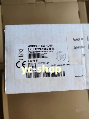 New Crestron TSW-1060-B-S Black touch screen TSW-1060-B-S TSW-1060-B-S