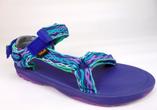 Teva Hurricane XLT 2 Sport Sandals Youth Girls Size 7.0 Y, Purple Blue Strappy