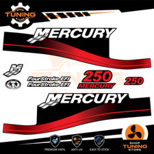 Kit Adesivi Motore Marino Fuoribordo Mercury 250 cv - Four Stroke EFI B
