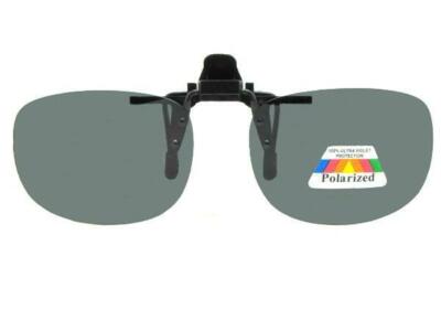 Sunglass Rage Rectangular Shape Polarized Flip Up Sunglasses