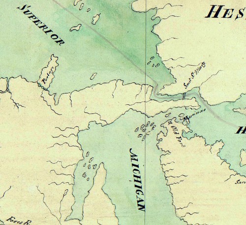 1800 Map of the Great Lakes - Picture 3 of 3