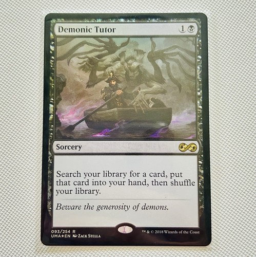Magic The Gathering MTG Demonic Tutor Ultimate Masters Mint Condition