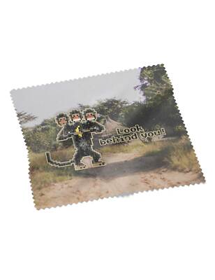 Look Behind You Brillenputztuch Secret Of Dreiköpfiger Monkey Affe Island Game