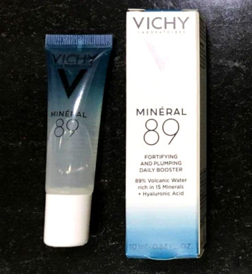 NEW. VICHY MINÉRAL 89 Fortifying and Plumping Daily Booster Sample 10 ML./.33 OZ