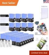 2000 Card Sleeves Hard Plastic, Baseball Card Protectors Hard Plastic, 3