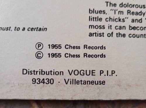 The Best of Muddy Waters Vinile LP 33 giri 1955 Vogue - Foto 3 di 6