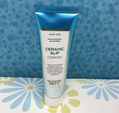 SUNDAY RILEY Ceramic Slip Cleanser (1 fl oz/30ml) +BONUS Face Mask!! 