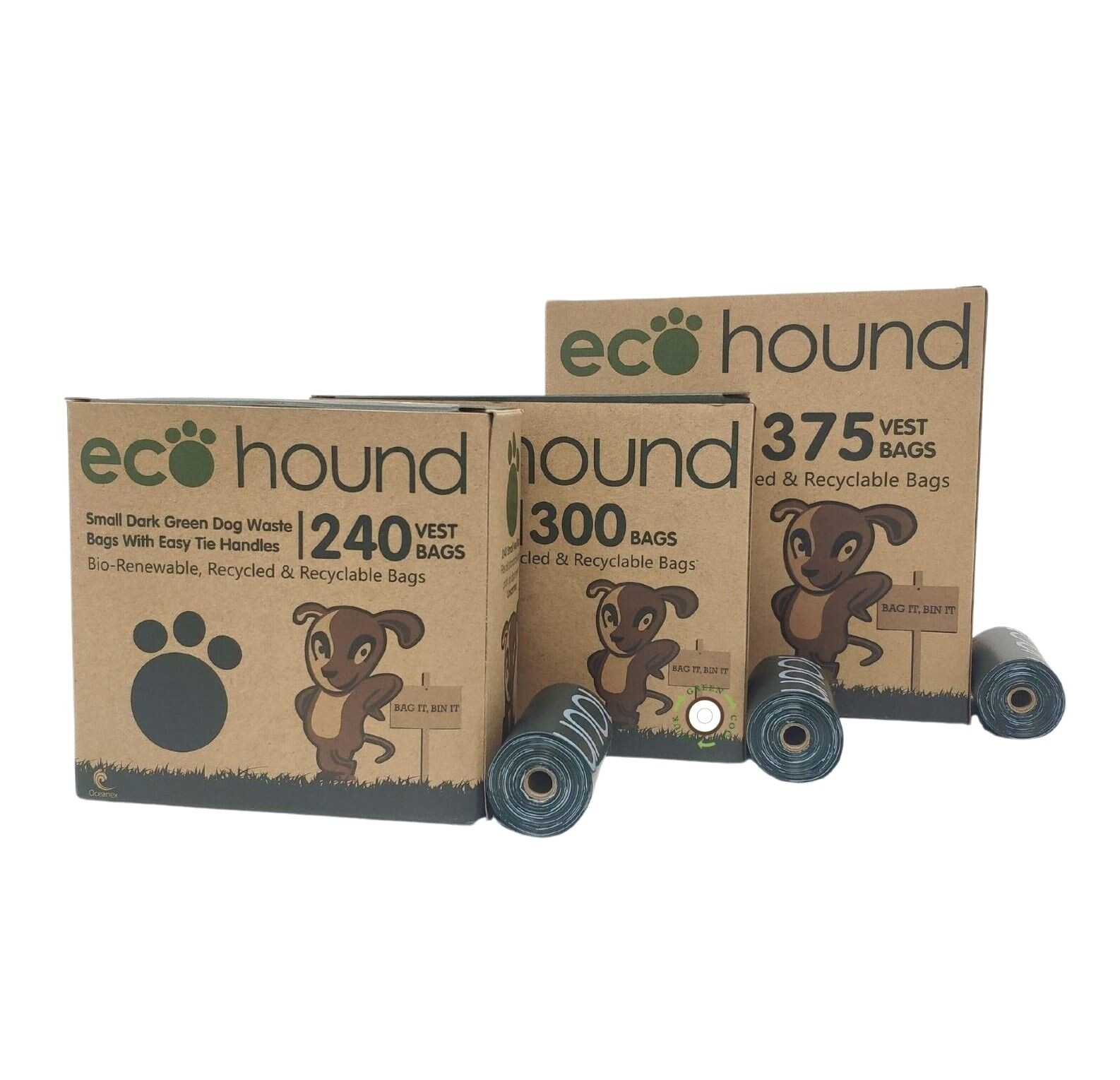 Ecohound EcoFriendly Dog Poo Bags Dog Waste Bags Variety Choose