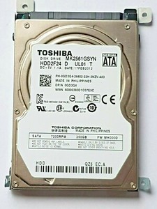 250 GB SATA Toshiba MK2561GSYN 7200 RPM HDD 16MB 2.5" interne Festpatte