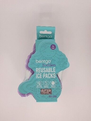 Bentgo Buddies Reusable Ice Pack, 4-Pack - Unicorn