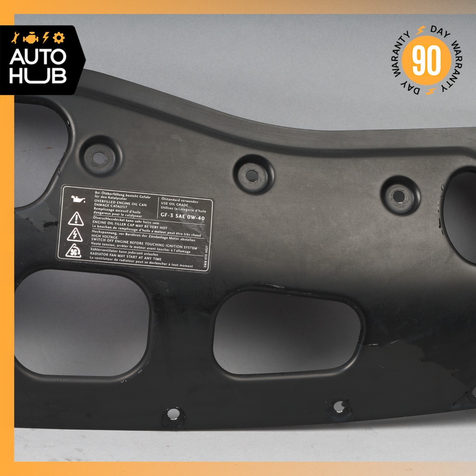 03-13 Bentley Continental GT Front Radiator Support Mount Panel OEM 36k