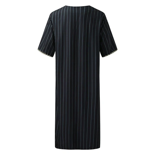 Mens Robe Muslim Clothing Saudi Arab Jubba Kaftan,Dishdash,Thobe,Long-Sleeve - Picture 17 of 36