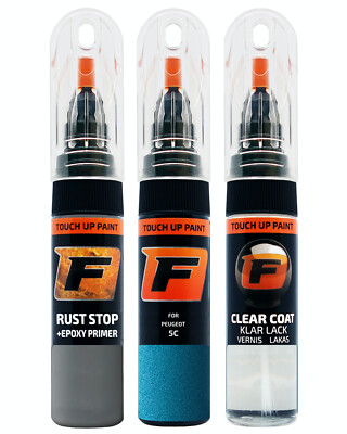für PEUGEOT 5C BLEU KILI LACKSTIFT Reparatur Set Autolack Kratzer
