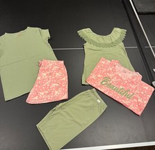Girls TCP 5 Piece Set Shorts, Tanks, T-shirts Mix  Match For The Summer 
