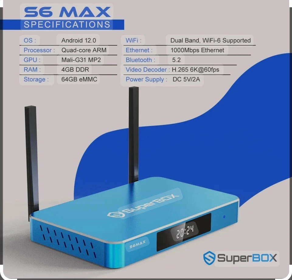 S6 MAX I CAN LOAD IT UP JUST CONNECT VERIFIED SELLER OVER 2000 CHANNELS - Image 4 of 4