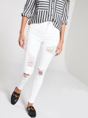 size 20 ripped skinny jeans