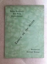 Vintage 1950s TAVERN ON THE GREEN Restaurant MENU NYC New York Cocktail Lounge