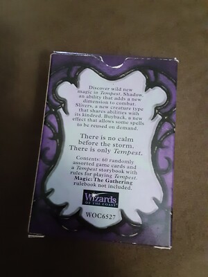 Magic The Gathering The Rath Cycle Tempest Empty Box No Mtg Cards