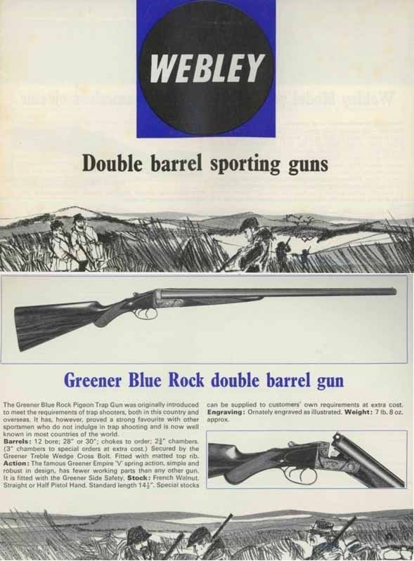 Webley c1958 Double Barrel Sporting Guns