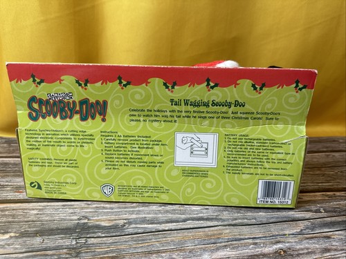 Vintage 2001 Cartoon Network Tail Wagging Singing Christmas Carols Scooby-Doo - Picture 5 of 7