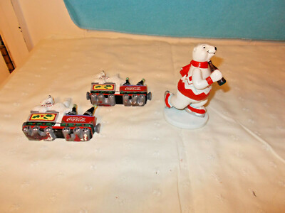 Enesco Coke-a-Cola Polar Bears Ornaments