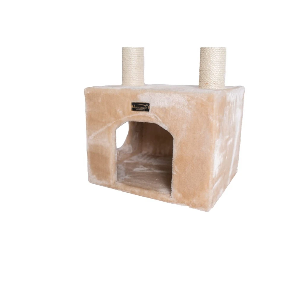 Armarkat 3-Tier Cat Tree Real Wood Furniture with Sisal Scartching Post, Beig... - Image 4 of 4