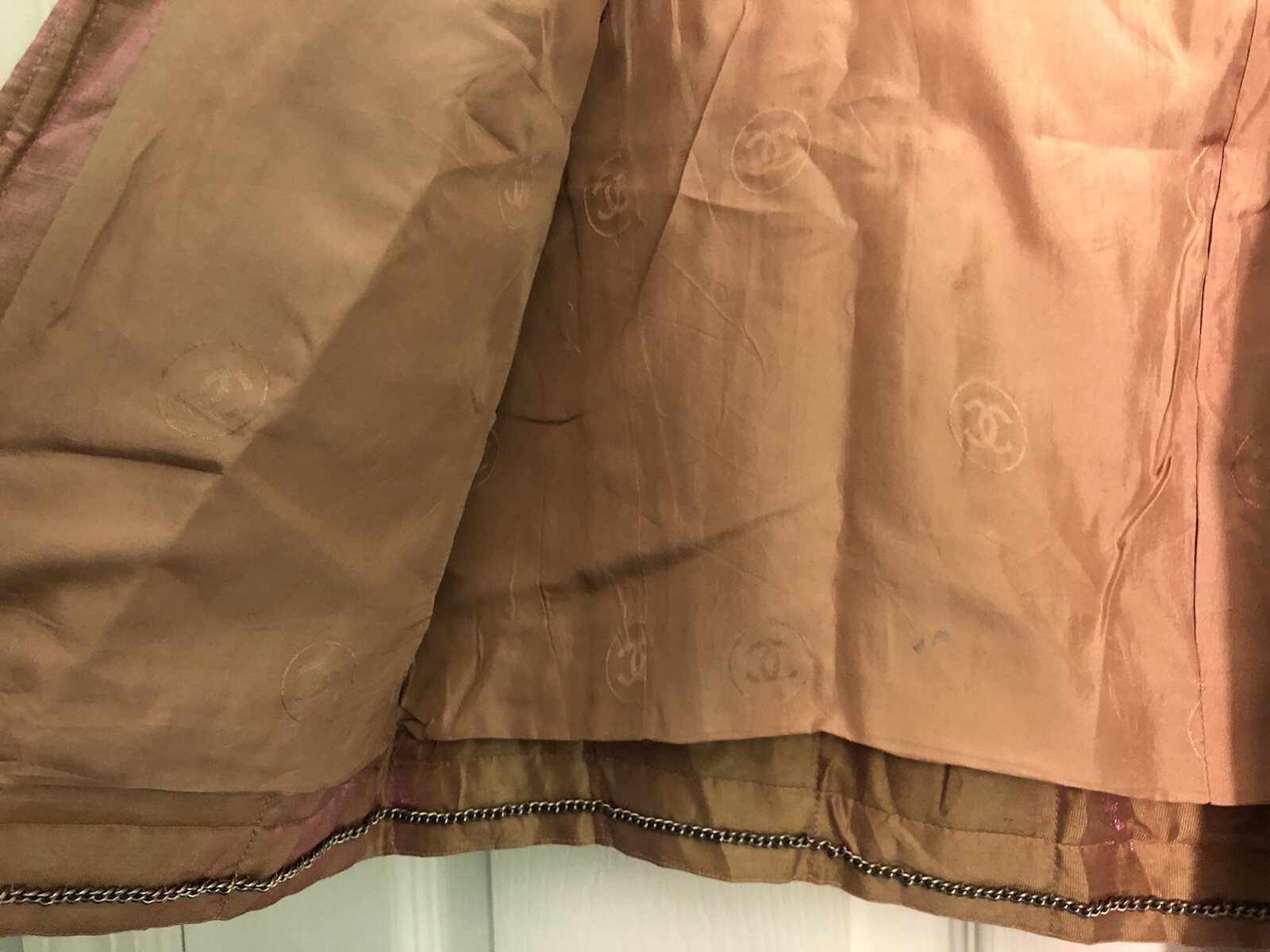 $5,000 CHANEL Twilight Shimmer Silk Jacket. Sz S 36 image 9