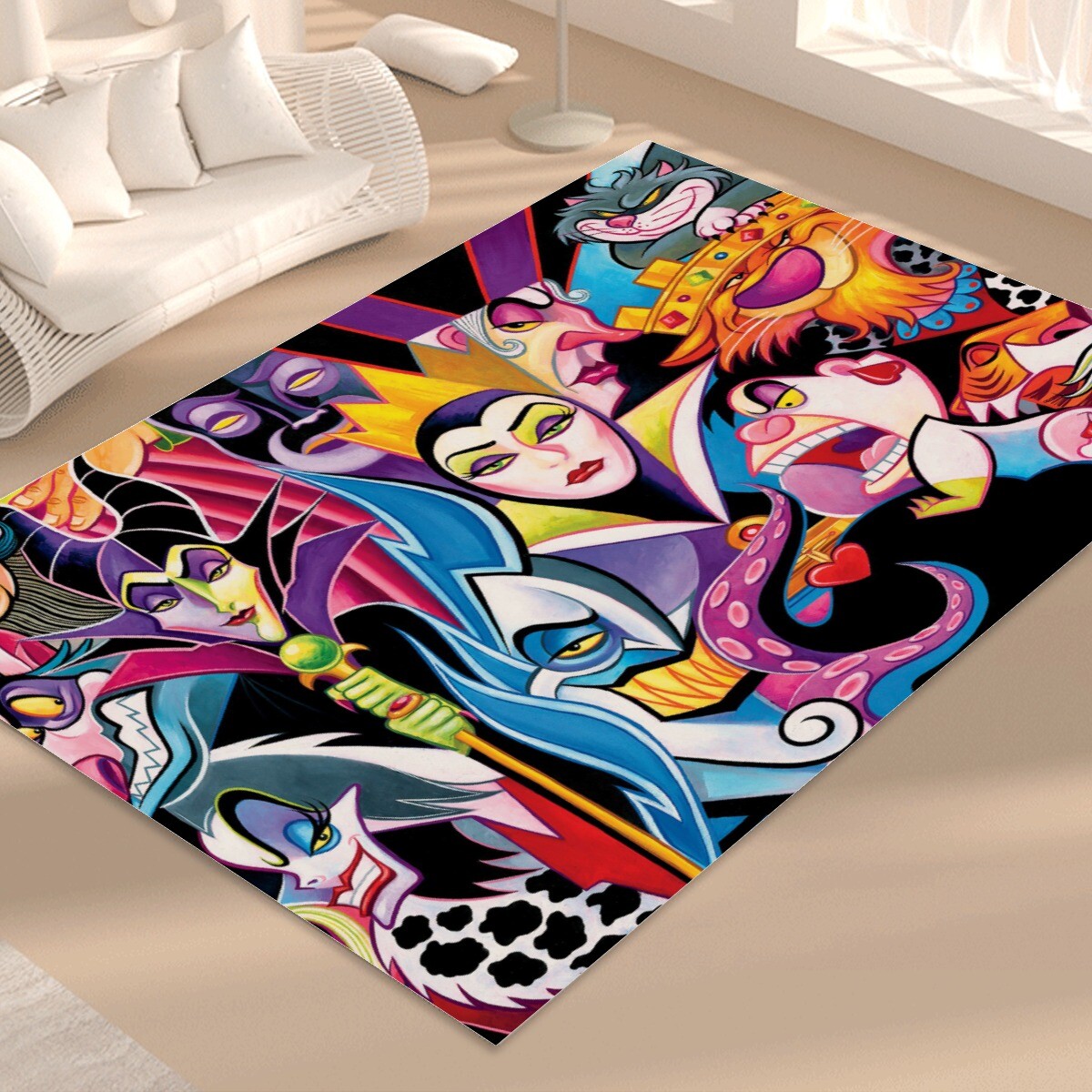 Villains Disney Rug, Disney Fan Decor