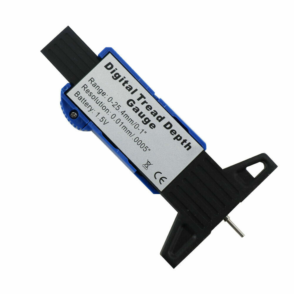 Car Truck LCD Digital Tire Thread Depth Tester Measure Tread Tyre Gauge Gage New