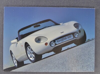 1993-1994 TVR Griffith 500 Convertible Brochure Card Excellent Original