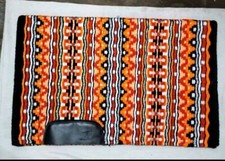 Western Show Horse Riding Handmade Base Saddle Pad Wool in 34 42